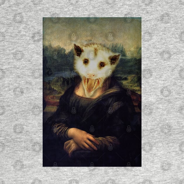 Mona Lisa Opossum by nonbeenarydesigns